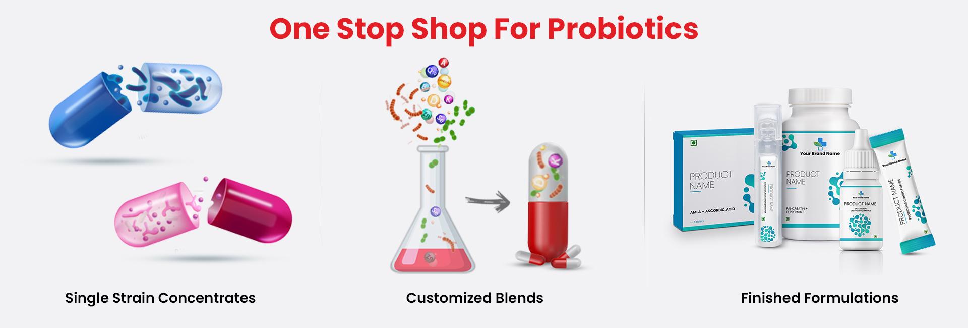 High-Quality Probiotics & Enzymes Finished formulations | Single Strain | Customized Blends